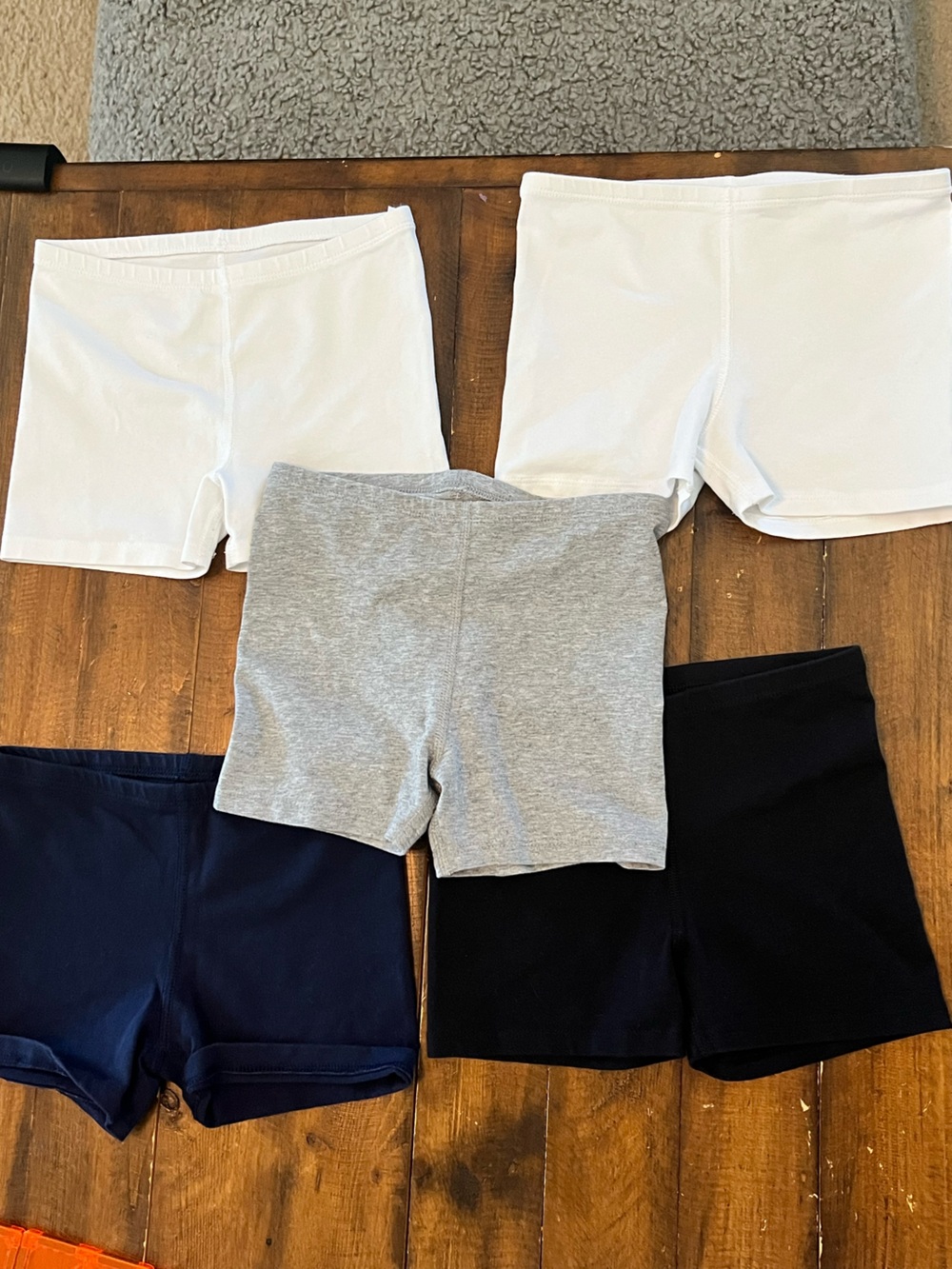 Primary Kids Stretch Cotton Shorts - White, Gray, Navy, Black